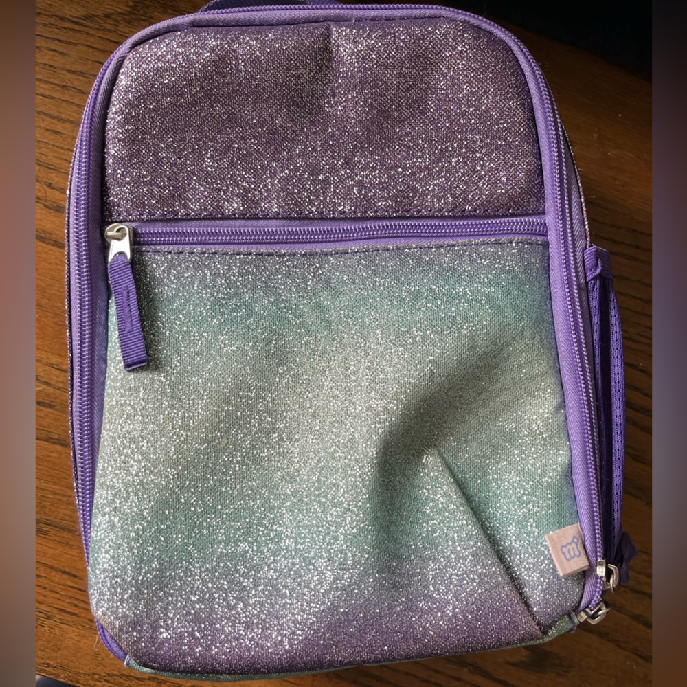 Purple Sparkle Lunch Bag